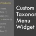 ctmw-screenshot custom taxonomies menu widget