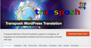 Transposh Translation Plugin WP header image